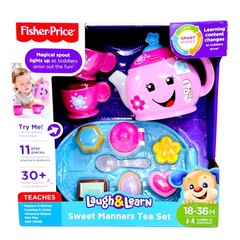 Laugh & Learn Sweet Manners Tea Set Musical Lights Learning Toy Kids 3+ READ