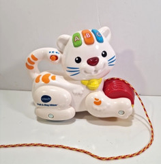 Vtech Pull & Sing Kitten 6-36 Months 30+ Songs Melodies Sound & Phrases, C1t