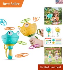 Manual Flying Disc Catching Game – Engaging Outdoor Activity for Kids 4-8