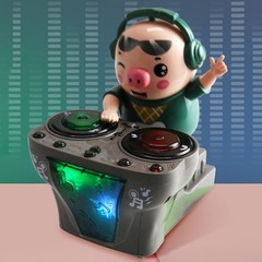 Music Colorful Dancing Piggy Doll Kids Gift DJ Little Pig Toy Novelty Toys TL