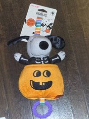 Nwt Peanuts Snoopy JOL Target Baby Infant Pull Toy Halloween Spooky *