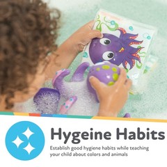 Nuby Bath Fun Time Book with Water-Proof Pages and 1 Count (Pack of 1), White
