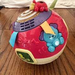 Rare Pink & Purple VTech Move and Crawl Ball Baby Toy Music & Sounds