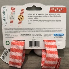 Infantino Go Gaga! Holiday Wrist Rattles – Milk & Cookie For Santa 0 Months +