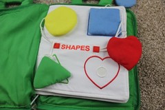 My Quiet Book Plush Infant Learning Activity Toy Skills Zip Toddler Green deMoca