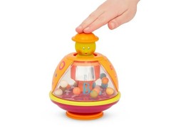 B. toys Ladybug Ball Popping Toy Poppitoppy: Sensory Development Toy for Babies