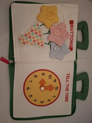 My Quiet Book Toy Green Zip Clean No Stains Smells Or Rips Great Condition