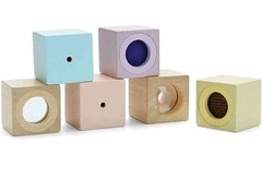 PlanToys Wooden Sensory Blocks Early Learning & Development Baby (5257) New