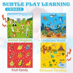 Baby Toys 6 to 12 Months – Baby Tissue Box Toys Montessori Toys for Babies 6-12