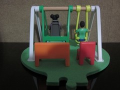 Lovevery The Connector Friends & Swing Set Figures Wheelchair
