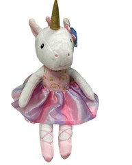 Unicorn Plush Rattle Toy Spark Create Imagine Baby Toy Holiday Toy 15” Plushie