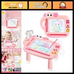 Magnetic Drawing Board for Toddlers 1-3, Erasable Doodle Pad, Early Learning Toy