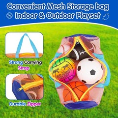 5 Pack Sports Balls Toddlers 1-3 Years Outdoor Toys Football Soccer Basketball