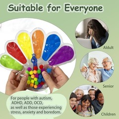 Color Sorting Sensory Toy for Fine Motor Skills