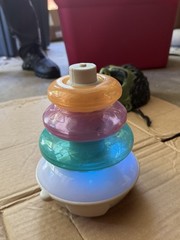 Baby Stacking Rings Toy Multicolor Motor Skills & Hand-Eye Coordination