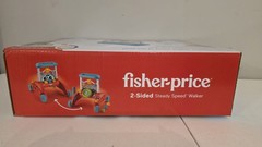 Fisher-Price 2-Sided Steady Speed Baby Walker Push Toy Lights Sounds 6-36M