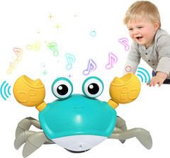 Baby Toys Crawling Crab – Infant Tummy Time Toys 3 4 5 6 7 8 9 10 11 12 Baby Toy