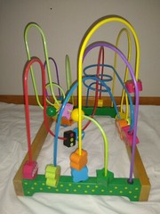 Super Bead Maze Wood Shapes twist wire puzzle toy baby infant toddler kid child