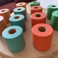 Lovevery – Wooden Stacking Pegboard, from Adventurer Play Kit 16-18 Months