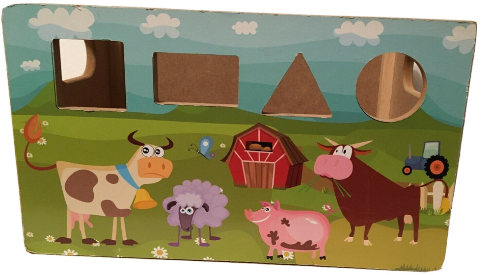 Wooden Toy Shape Sorter Shapes Not Included