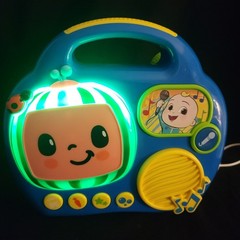 Cocomelon My First Sing-Along Boombox W/Built-in Microphone 2021 VIDEO! NICE!