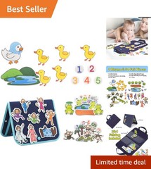 Deluxe Felt Storytelling Kit for Little Ones: 4 Classic Nursery Rhymes Included