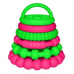 Silicone Stacking Toy – Premium Stacking Teethers- Interactive and Fun for Baby
