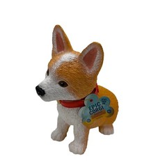 Toysmith 12 Inch Epic Jumbo Corgi Soft Vinyl Plastic Toy Figure New BiG