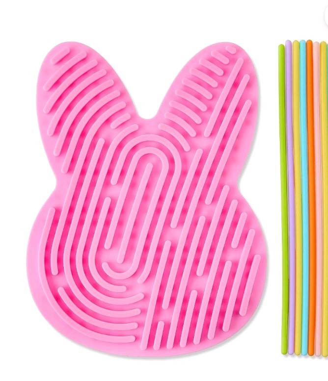 Sensory Board Toy Bunny silicone Dual Side