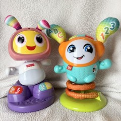 Fisher-Price DJ Bouncin’ Beats & Bright Beats Beatbelle Interactive Musical Toys