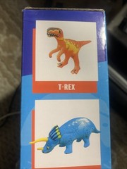 Jumbo Dinosaur Toys Set 5 Realistic Multi Color Dinosaurs for Kids Learning Fun