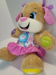 Fisher Price Laugh and Learn Smart Stages Toy Stuffed Animal Plush Interactive