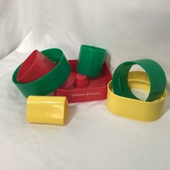 Johnson & Johnson Vintage Toys Playpath Fitting Forms Baby Hand Eye Coordination