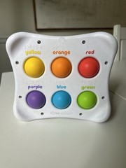 Fat Brain Toys Dimpl Duo Shapes Activity Toy, Multicolor, Motor Skills