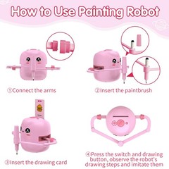Drawing Robot for Kids, Interactive Educational Drawing Robot with Voice Inte…