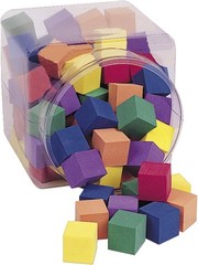 Learning Resources Hands-On Soft Color Cubes, Counting Blocks for Kids, Set o…