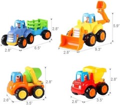 Inertia Toy Early Educational Toddler Baby Toy Friction Powered Cars Push and…