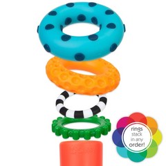Sassy Stacks of Circles Stacking Ring STEM 6-24 Month (1 Count), Multi