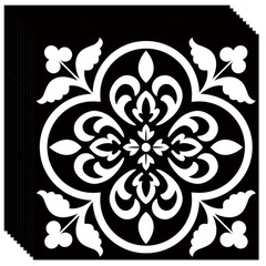 VICCI 24pcs Floor Tile Decals Peel and Stick Backsplash Wall Tiles Stickers 7…