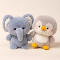 16cm Cute Plush Animal Doll Capybara Elephant Bear Stuffed Toy Gift