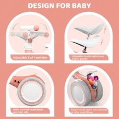 SEJOY Baby Balance Bike Toys 1-2 Years Old Boy Girl Toddler Gifts Walker Toddler