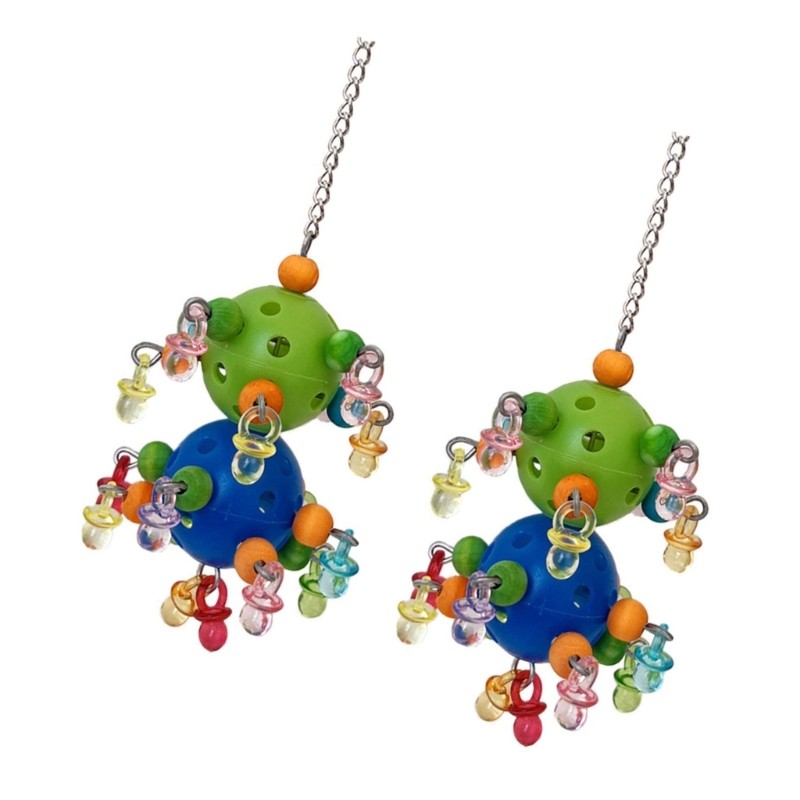 5lots Lovebird Activity Toy Parrots Macerator Toy Pet Bird Foraging Chewing Toy