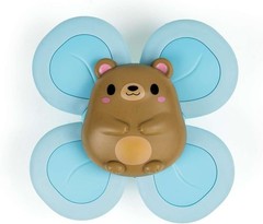 Portable Sensory Spinner Bear: Spin, Chew & Rattle for Toddlers 6-24