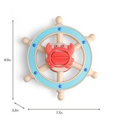 Itzy Ritzy Itzy Captain Steering Wheel Activity Bath Toy