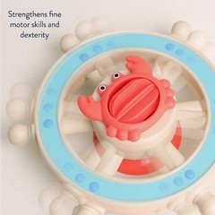 Itzy Ritzy Itzy Captain Steering Wheel Activity Bath Toy