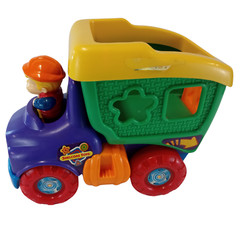 Shelcore Toys Dump Truck Shape Sorter Toy for Toddlers