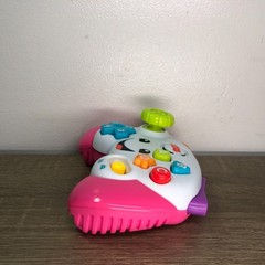 Fisher Price Laugh & Learn Game Controller Pink Musical Baby Toy Lights Works 4″