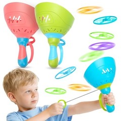 Outdoor Toys for Kids Ages 4-8, 3 Packs Flying Catching Game, Outside Manual