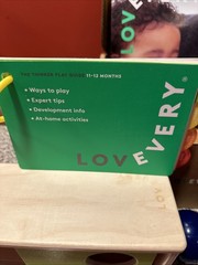 LOVEVERY Toys The Thinker Play Kit Months 11-12 Montessori Wood Incomplete SH7