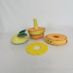 Melissa & Doug Multi-Sensory Pineapple Soft Stacker Infant Toy